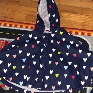 Gymboree Girls Heart Poncho